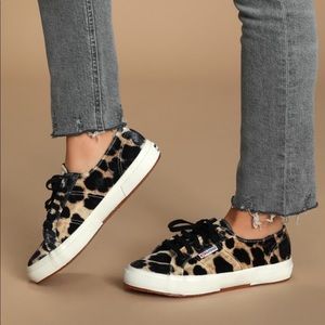 ✨ SUPERGA Leopard Velvet Sneakers ✨